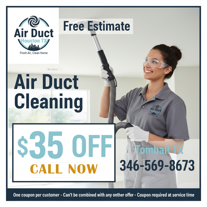   $35 off Off air duct cleaning coupon from Tomball Air Ducts Cleaning TX   for professional home vent service